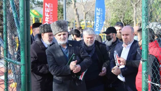 Kocaeli'de Cevher Dudayev Parkı törenle açıldı