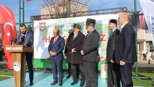 Kocaeli'de Cevher Dudayev Parkı törenle açıldı