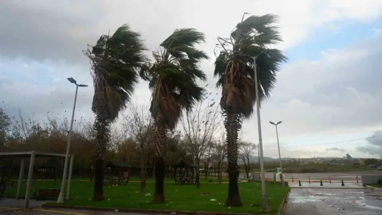 Kocaeli'de deniz taştı, sahil bandı suyla doldu