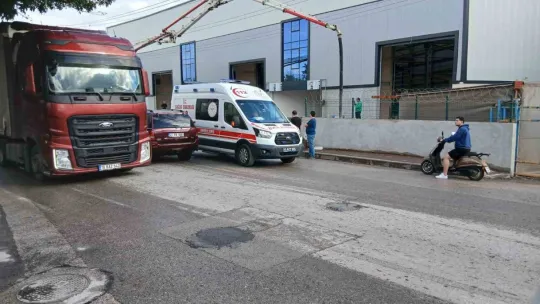 Kocaeli'de fabrika inşaatında işçi akıma kapıldı