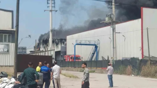 Kocaeli'de fabrika yangını