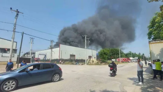 Kocaeli'de fabrika yangını