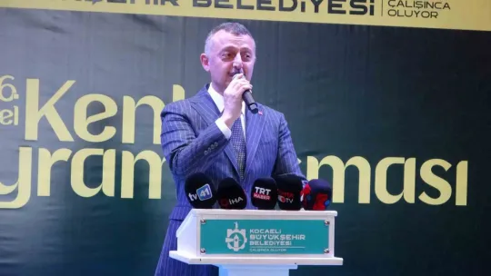 Kocaeli'de geleneksel 36. kent bayramlaşması