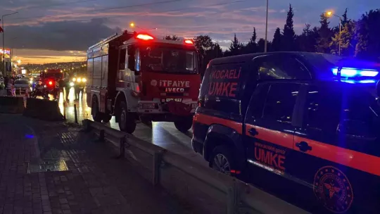Kocaeli'de hastanede yangın