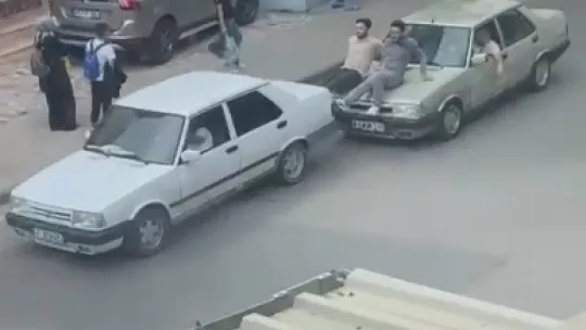 Kocaeli'de ilginç görüntü