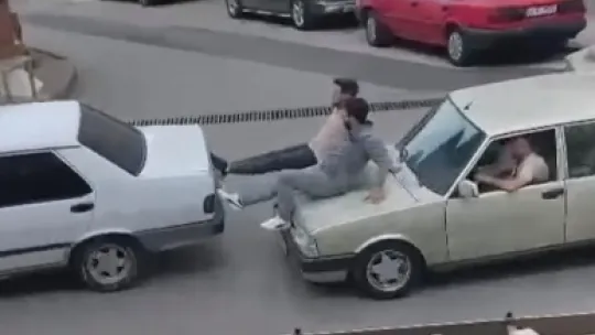 Kocaeli'de ilginç görüntü