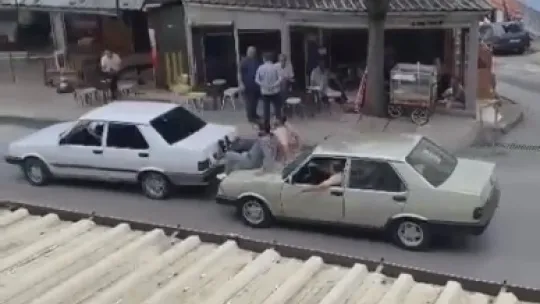 Kocaeli'de ilginç görüntü