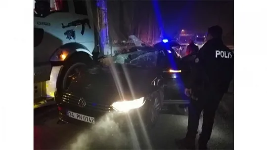 Kocaeli'de korkunç kaza: 2 yaralı!