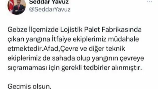 Yangın devam ediyor