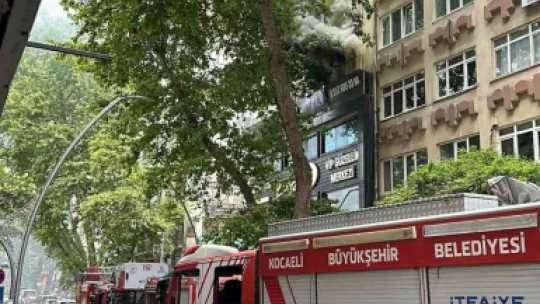 Kocaeli'de masaj salonunda korkutan yangın