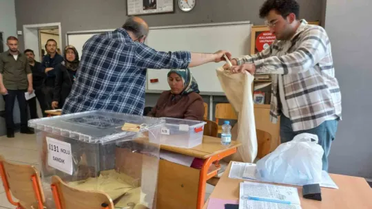 Kocaeli'de oy verme işlemi sona erdi
