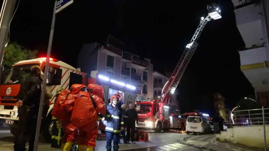 Kocaeli'de reaksiyona giren kimyasal madde patladı