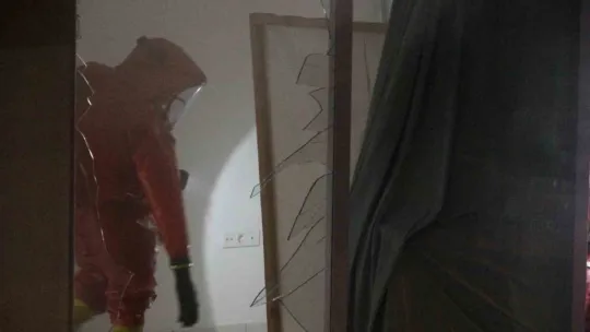 Kocaeli'de reaksiyona giren kimyasal madde patladı