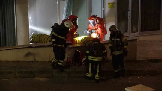 Kocaeli'de reaksiyona giren kimyasal madde patladı