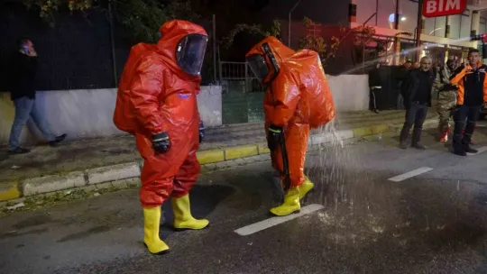 Kocaeli'de reaksiyona giren kimyasal madde patladı