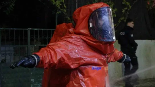 Kocaeli'de reaksiyona giren kimyasal madde patladı
