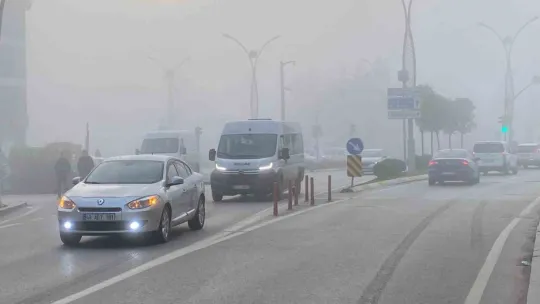 Kocaeli'de görüş mesafesi 50 metreye kadar düştü!