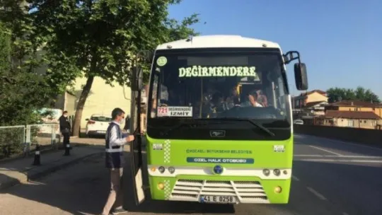 Kocaeli'de toplu taşıma kullanımı günlük 200 bin seviyelerine ulaştı