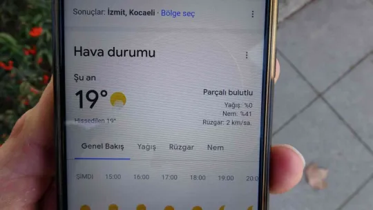 Kocaeli'de yaz aylarını aratmayan sıcaklık