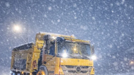 Kocaeli'de yoğun kar yağışı: Ekipler teyakkuzda
