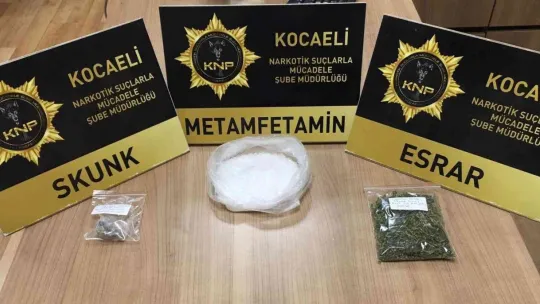Kocaeli'de yüzlerce kilo uyuşturucu ele geçirildi!