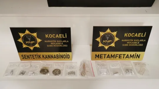 Kocaeli'de yüzlerce kilo uyuşturucu ele geçirildi!