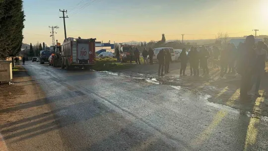 Kocaeli'deki fabrika yangını 5 saatte söndürüldü