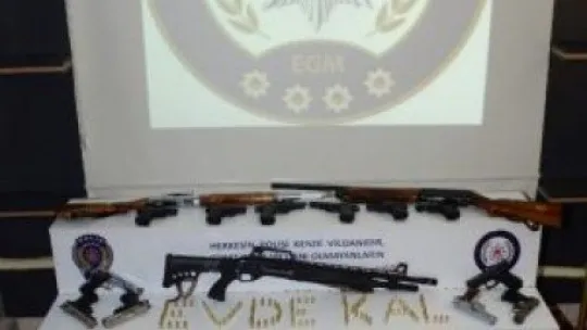 Kocaeli'deki magandalardan cephanelik ele geçirildi!