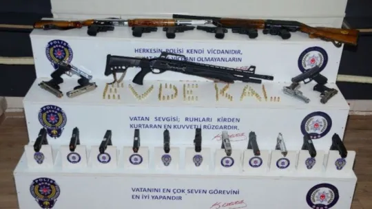 Kocaeli'deki magandalardan cephanelik ele geçirildi!