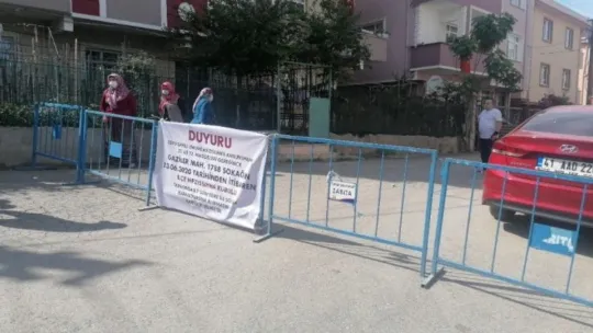 Kocaeli'deki o sokak karantinaya alındı!