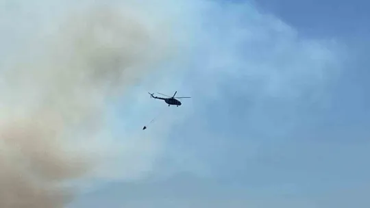 Kocaeli'de orman yangını için seferber oldular