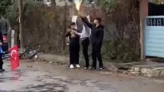 Kocaeli'deki Suriyeliler kutlama yaptı