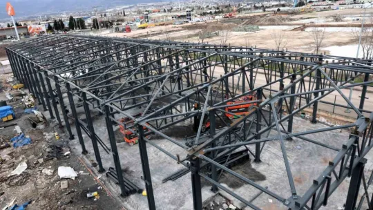 Kocaeli İtfaiyesi'nin lojistik gücünü artıracak projede sona yaklaşılıyor