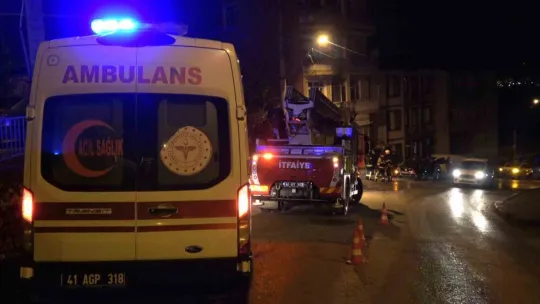 İzmit'te iş yerinde korkutan yangın