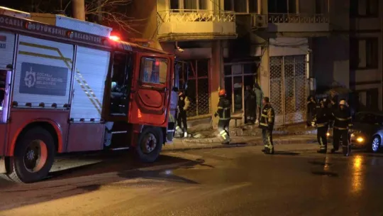 İzmit'te iş yerinde korkutan yangın