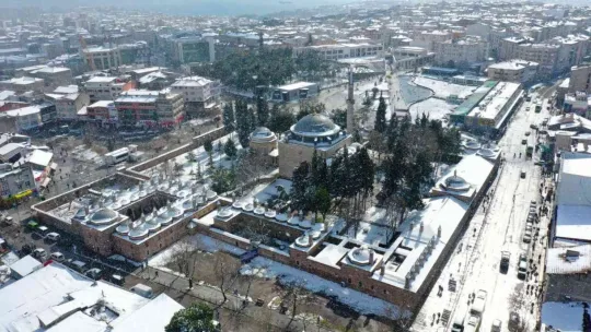 Kocaeli'nin kar manzarası mest etti