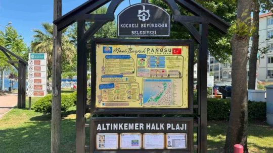 Kocaeli'nin mavi bayraklı plajlarına tam not