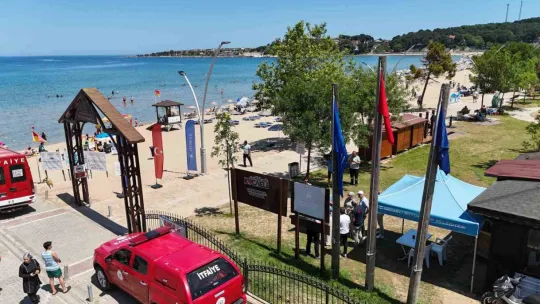 Kocaeli'nin mavi bayraklı plajlarına tam not