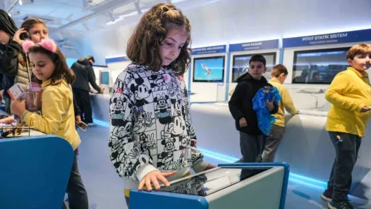 Kocaeli'nin UçakPark Bilim Merkezi'ne yoğun ilgi