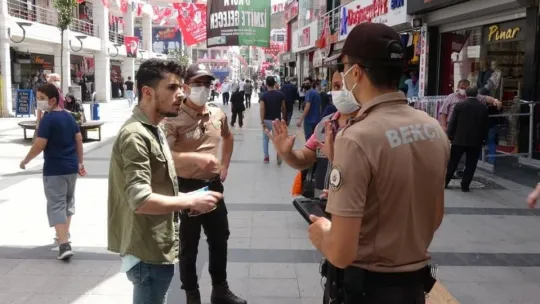 Kocaeli polisinden zorunlu maske denetimi