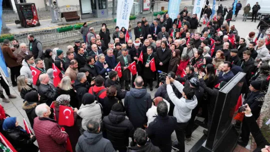 Kocaeli protokolü ve vatandaşlar Batı Trakya Türkleri için yürüdü