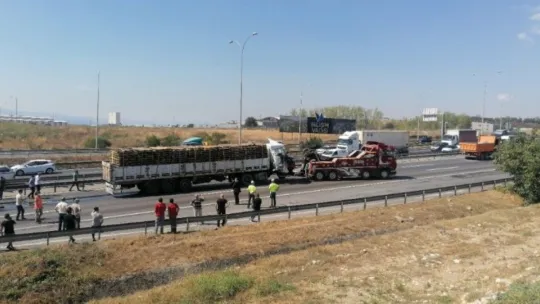 Kocaeli TEM'de zincirleme kaza!