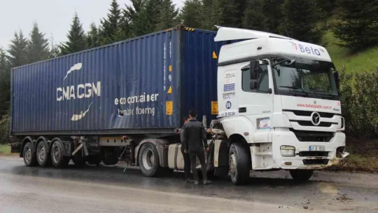 Kocaeli TEM Otoyolu'nda kaza: 2 yaralı