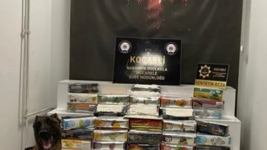 Kocaeli TEM Otoyolunda 775 bin uyuşturucu hap ele geçirildi