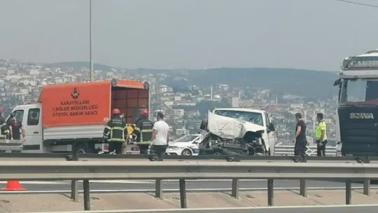 Kocaeli TEM Otoyolunda korkunç kaza!