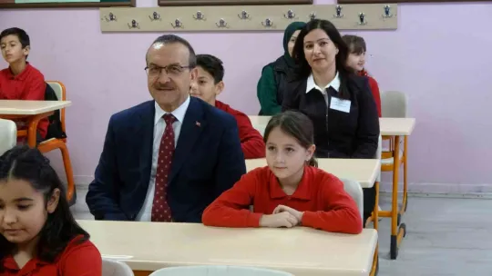 Vali Yavuz karne heyecanına ortak oldu