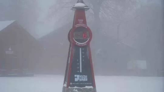 Kocaeli'ye lapa lapa kar yağıyor