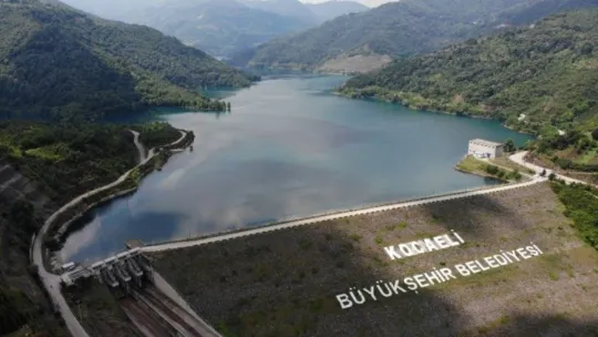 Kocaeli'de etkili olan yoğun yağışlar barajları doldurdu