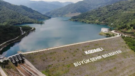 Kocaeli'de etkili olan yoğun yağışlar barajları doldurdu