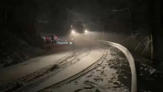 Kocaeli'de kar yağışı devam ediyor!